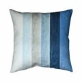 Fondo 26 x 26 in. Blue Stripes-Double Sided Print Indoor Pillow FO2773672